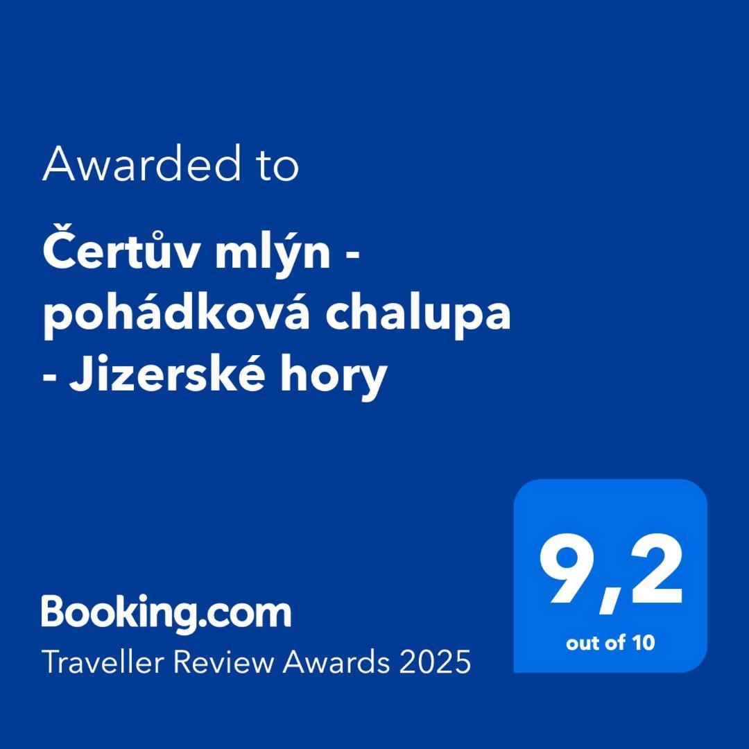 Certuv Mlyn - Pohadkova Chalupa - Jizerske Hory Bily Potok Ngoại thất bức ảnh